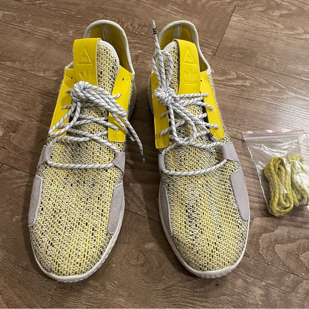 Adidas Originals Tennis Hu V2 Pharrell Solar Pack Yellow (Size Men’s 12 US)
